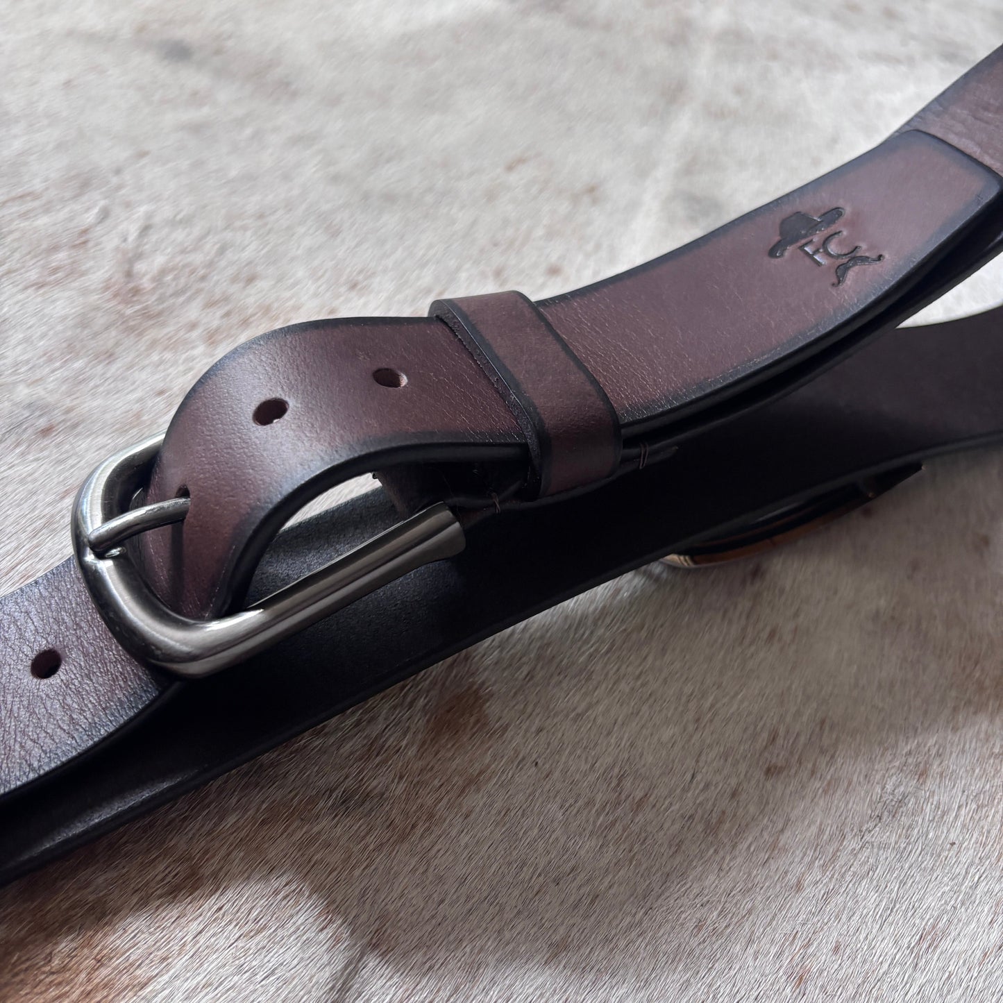 FeN Brute brown leather belt